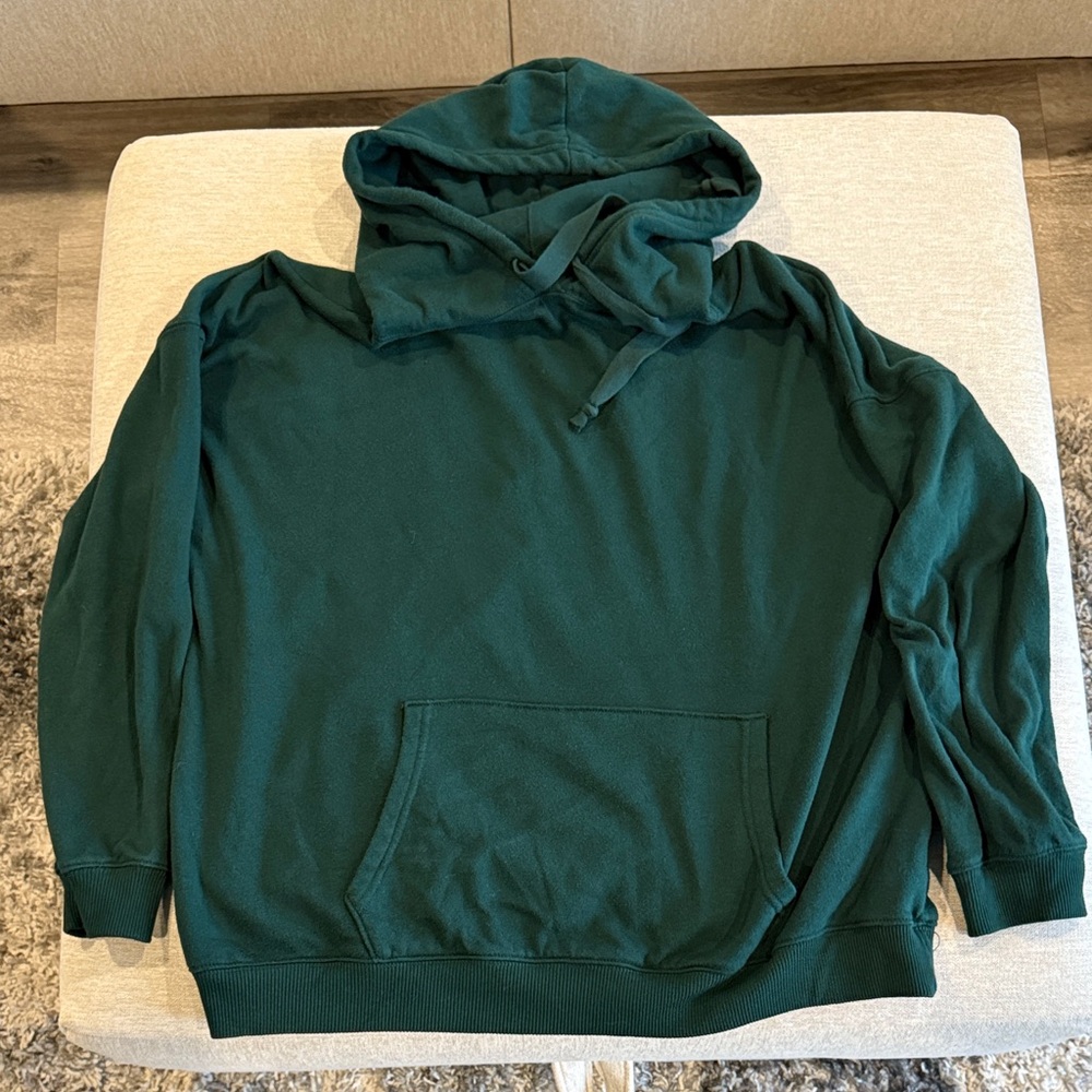 American Eagle Outfitters Deep Green Jegging Fit Hoodie